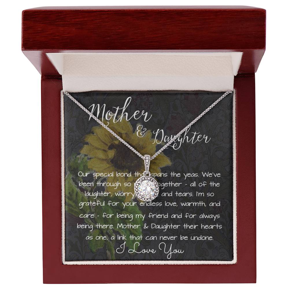 Mom Necklace Gift, Mothers's Day Necklace - Special Bond Mother's Day Eternal Hope Necklace