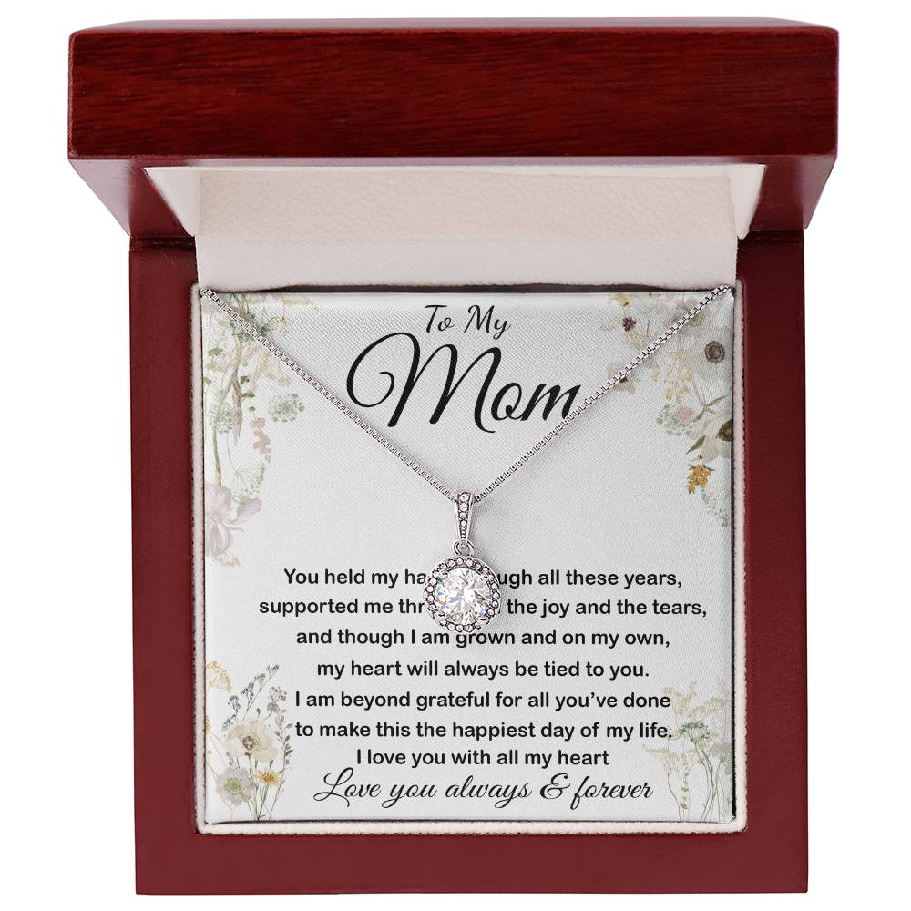 Mom Necklace - To My Mom - Love You Always And Forever - Mother's Day Gift Mother's Day Eternal Hope Necklace