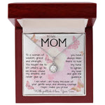 To My Mom Necklace To A Woman Of Wisdom Mother's Day Gift For Mom From Son Mother's Day Eternal Hope Necklace