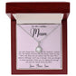 Gift For Mom From Son To My Caring Mum Necklace, Gift For Mother's Day Jewelry Mother's Day Eternal Hope Necklace