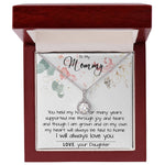 Mom Necklace, To My Mom Necklace Card – Alluring Beauty Necklace – Jewelry For Mom Gifts Mother's Day Eternal Hope Necklace