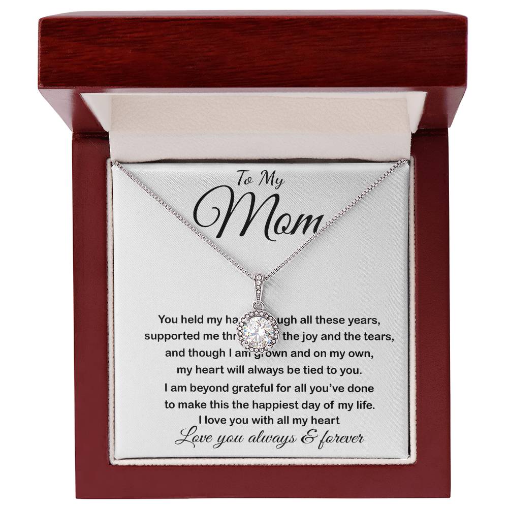 Mom Necklace - To My Mom - Love You Always And Forever Mother's Day Eternal Hope Necklace