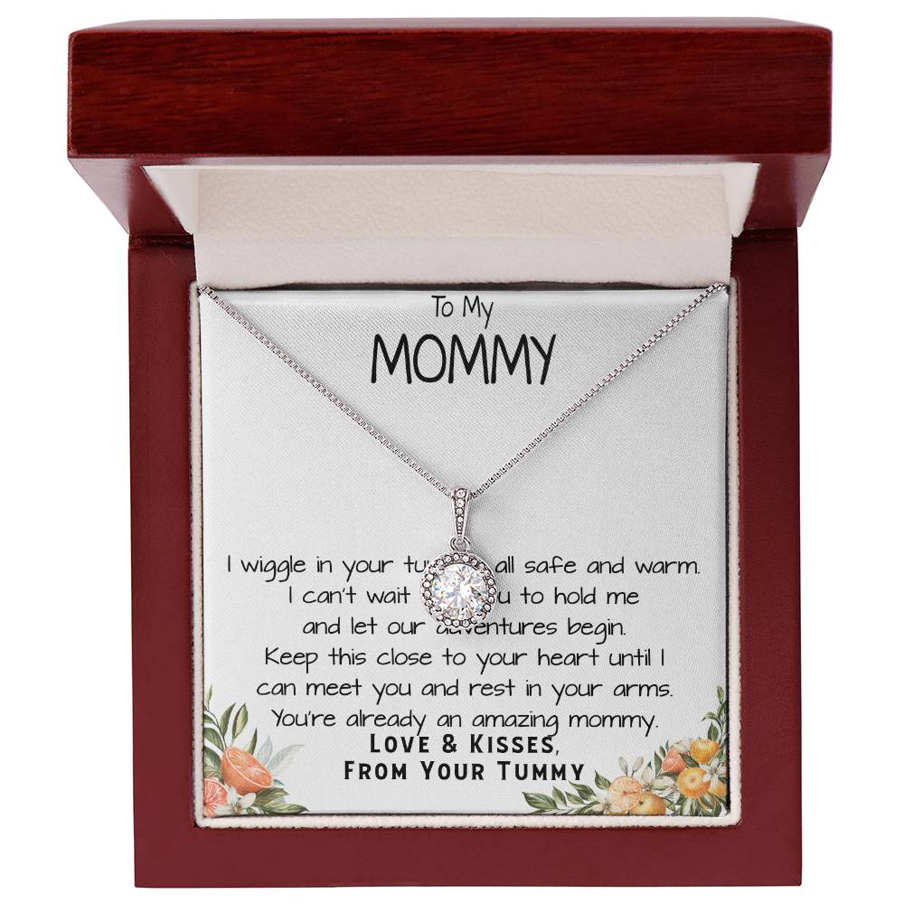 Mommy Necklace, To My Mommy Necklace, Gift For Mom To Be Necklace, Gift For First Time Mom, Expecting Mother Necklace, New Mom Necklace Gift Mother's Day Eternal Hope Necklace