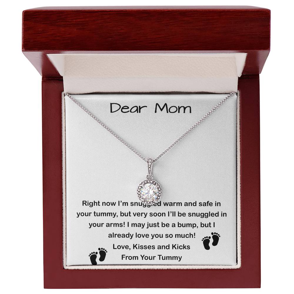 Mom Necklace, Mom To Be Necklace, Pregnancy Gift For Mom To Be, Mommy Present From Unborn Baby, Gift For Expecting Moms Mother's Day Eternal Hope Necklace