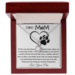 Mom Necklace - To My Dog Mom - Love You Always And Forever - Mother's Day Gift Mother's Day Eternal Hope Necklace