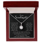 To My Soulmate - You Are My Life, My Love, And My Best Friend Mother's Day Necklace Mother's Day Eternal Hope Necklace