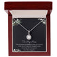 To My Mom Necklace -Mother's Day Gift For Mom From Son, Thank You Mom Mother's Day Eternal Hope Necklace