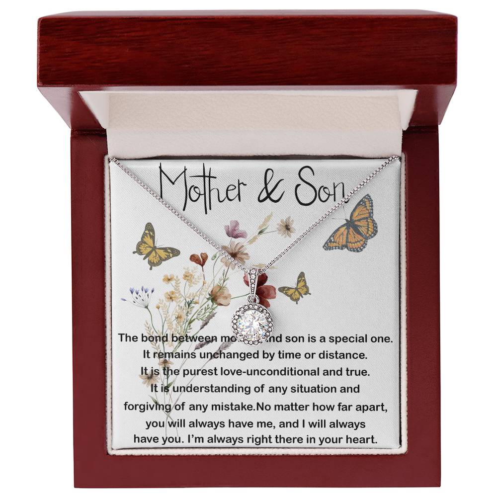 Mom Necklace, Mother and Son Gift, Gift For Mom From Son, Sentimental Gifts For Mom From Son,  Mother's Day Necklace Mother's Day Eternal Hope Necklace