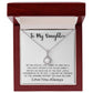 Mom Necklace - Happy Mother's Day To My Daughter - Love You Always Mother's Day Eternal Hope Necklace