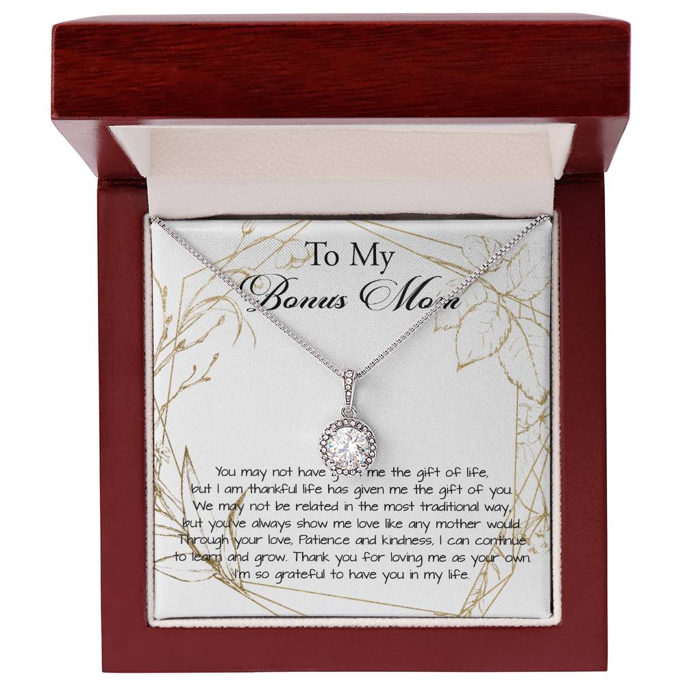 Stepmom Necklace, Bonus Mom Necklace, Step Mother Gift From Bride, Mother's Day Gift For Step Mom Necklace Mother's Day Eternal Hope Necklace