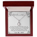 Mom Necklace, Stepmom Necklace, Bonus Mom Necklace, Mother's Day Gift For Step Mom Necklace Mother's Day Eternal Hope Necklace