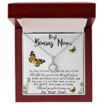 Stepmom Necklace, To My Bonus Mom Gift Neckalce, Thank For You Loving Me As Your Own Mother's Day Eternal Hope Necklace