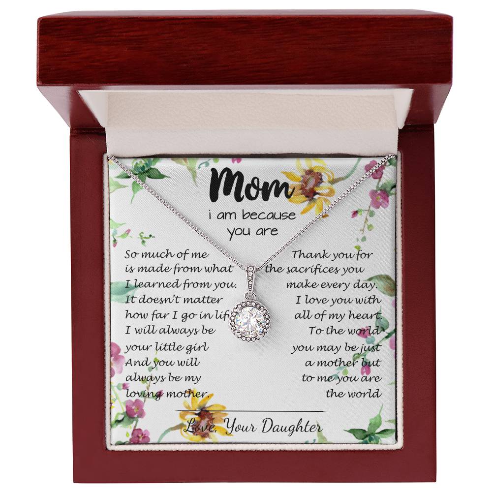 To My Mom Neckalce - Thank You For Sacrifices You Make Every Day Mother's Day Gift Mother's Day Eternal Hope Necklace