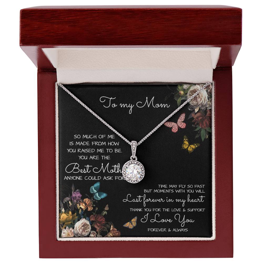 To My Mom Time May Fly Mother's Day Necklace Mother's Day Eternal Hope Necklace