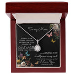 To My Mom Time May Fly Mother's Day Necklace Mother's Day Eternal Hope Necklace