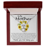 Mom Necklace, To My Mother Necklace Gift For Mom, Mother's Day Necklace From Daughter Son Mother's Day Eternal Hope Necklace