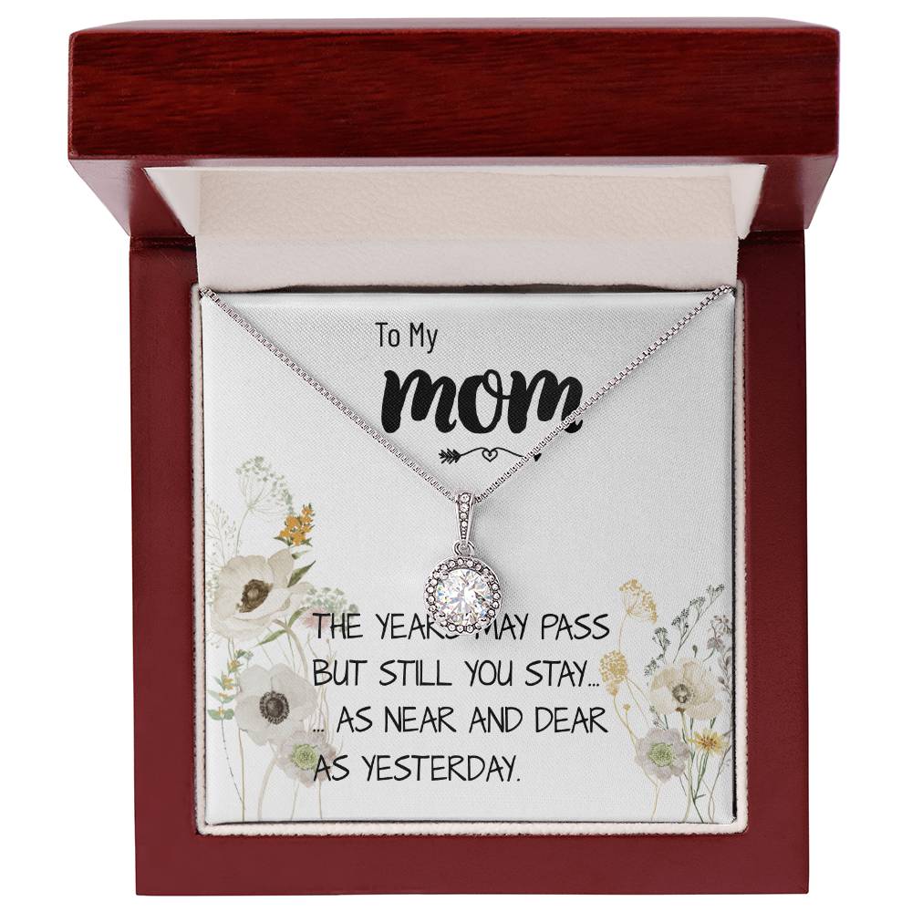 Mom Necklace Gift - Love You Always And Forever - Mother's Day Gift Mother's Day Eternal Hope Necklace