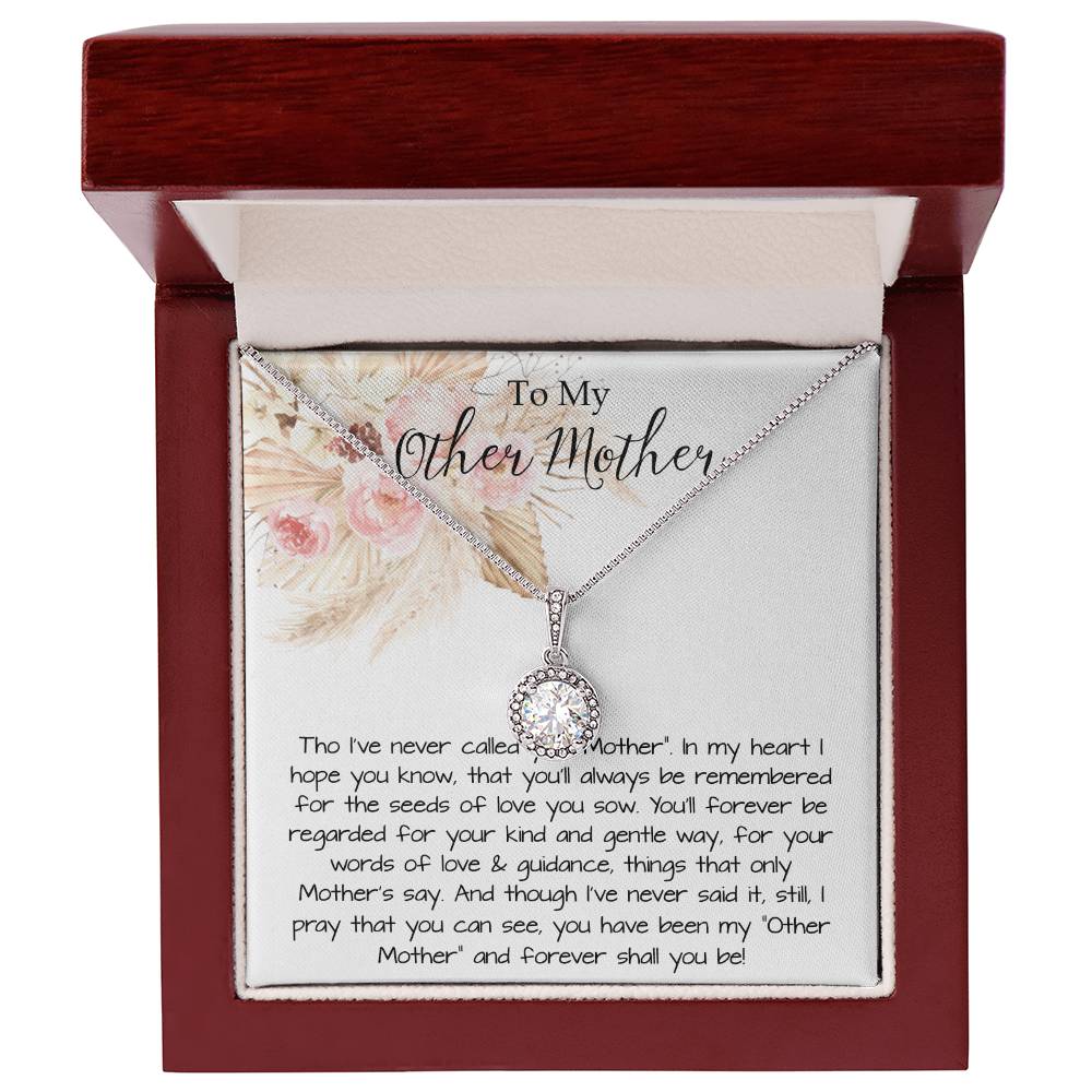 Bonus Mom Necklace, To My Other Mother Necklace, Gift For Second Mom, Mother-In-Law, Bonus Mom Mother's Day Eternal Hope Necklace