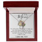 To My Mom - I Love You Mom, Mother's Day Necklace Mother's Day Eternal Hope Necklace
