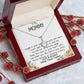 Mommy Necklace, To My Mommy Necklace, Gift For Mom To Be Necklace, Gift For First Time Mom, Expecting Mother Necklace, New Mom Necklace Gift Mother's Day Eternal Hope Necklace