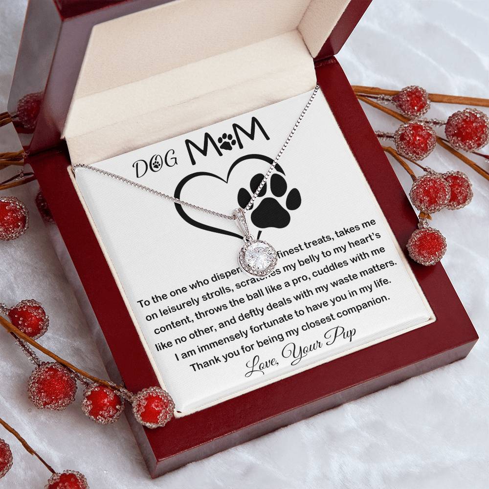 Mom Necklace - To My Dog Mom - Love You Always And Forever - Mother's Day Gift Mother's Day Eternal Hope Necklace