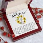 Mom Necklace, To My Mother Necklace Gift For Mom, Mother's Day Necklace From Daughter Son Mother's Day Eternal Hope Necklace