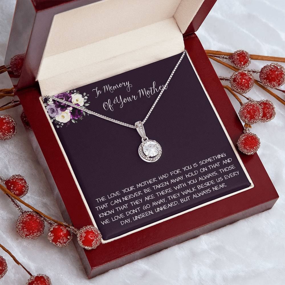 Daughter Necklace, Daughter loss of mom necklace gift, mother passing, loss of mother, sympathy In Memory Of Your Mother Necklace Mother's Day Eternal Hope Necklace