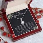 Bonus Mom Necklace, Gift To My Other Mother Necklace, Gift For Bonus Mom Second Mom Mother's Day Eternal Hope Necklace
