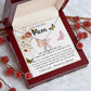 Mom Necklace Gift - To My Mom - Twists & Turns Gift Set Mom Necklace Mother's Day Eternal Hope Necklace