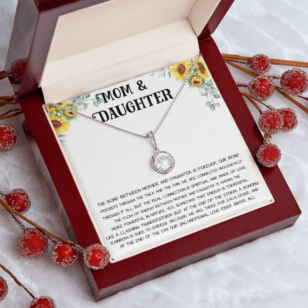 Mom Necklace, Mother Daughter Necklace, Gift For Mom, Mom Necklace, Birthday Gift Necklace Mother's Day Eternal Hope Necklace