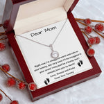 Mom Necklace, Mom To Be Necklace, Pregnancy Gift For Mom To Be, Mommy Present From Unborn Baby, Gift For Expecting Moms Mother's Day Eternal Hope Necklace