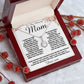 To my Amazing Mom Gift From Son Mother's Day Necklace Mother's Day Eternal Hope Necklace