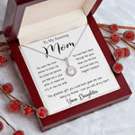 Mom Necklace - Gorgeous Necklace and Message Card for your Mom from Daughter Mother's Day Eternal Hope Necklace