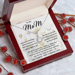 To My Mom Necklace Greatest Mom Mother's Day Gift Necklace Mother's Day Eternal Hope Necklace