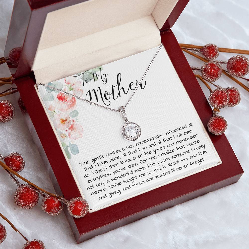 To Mom - Gentle Guidance Mother's Day Eternal Hope Necklace