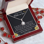 To My Future Mother In Law, Wedding For Her Mother's Gift Necklace Mother's Day Eternal Hope Necklace