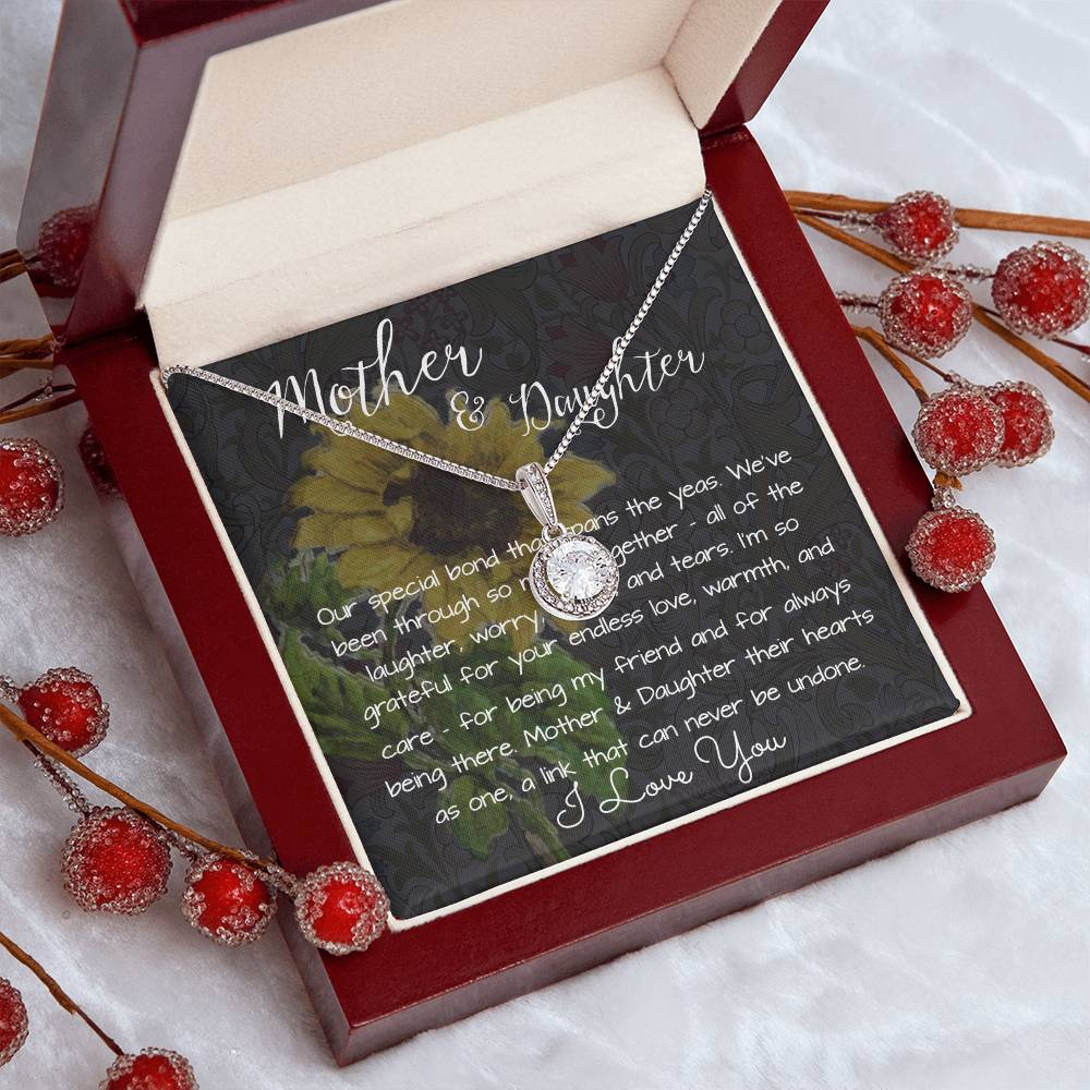 Mom Necklace Gift, Mothers's Day Necklace - Special Bond Mother's Day Eternal Hope Necklace