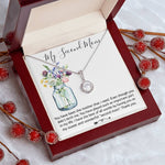 Mom Necklace, Bonus Mom Necklace Gift For Stepmom Necklace Mother's Day Eternal Hope Necklace