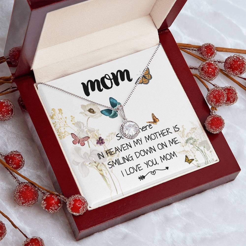 Mom Necklace Gift -Love You Always And Forever - Mother's Day Gift Mother's Day Eternal Hope Necklace