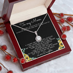 To My Mom Necklace You Are The World Mother Gift Necklace Mother's Day Eternal Hope Necklace
