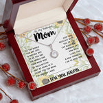 To My Mom - You Are The World Mother's Day Necklace Mother's Day Eternal Hope Necklace
