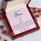 Gift For Mom From Son To My Caring Mum Necklace, Gift For Mother's Day Jewelry Mother's Day Eternal Hope Necklace