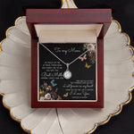To My Mom Time May Fly Mother's Day Necklace Mother's Day Eternal Hope Necklace
