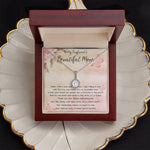To My Boyfriend's Beautiful Mom Necklace - The Boy You Raised Into An Incredible Man - Necklace Gift Fot Boyfriend's Mom, Mother's Day Necklace Mother's Day Eternal Hope Necklace