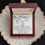 Mom Necklace, To My Mom Necklace Card – Alluring Beauty Necklace – Jewelry For Mom Gifts Mother's Day Eternal Hope Necklace