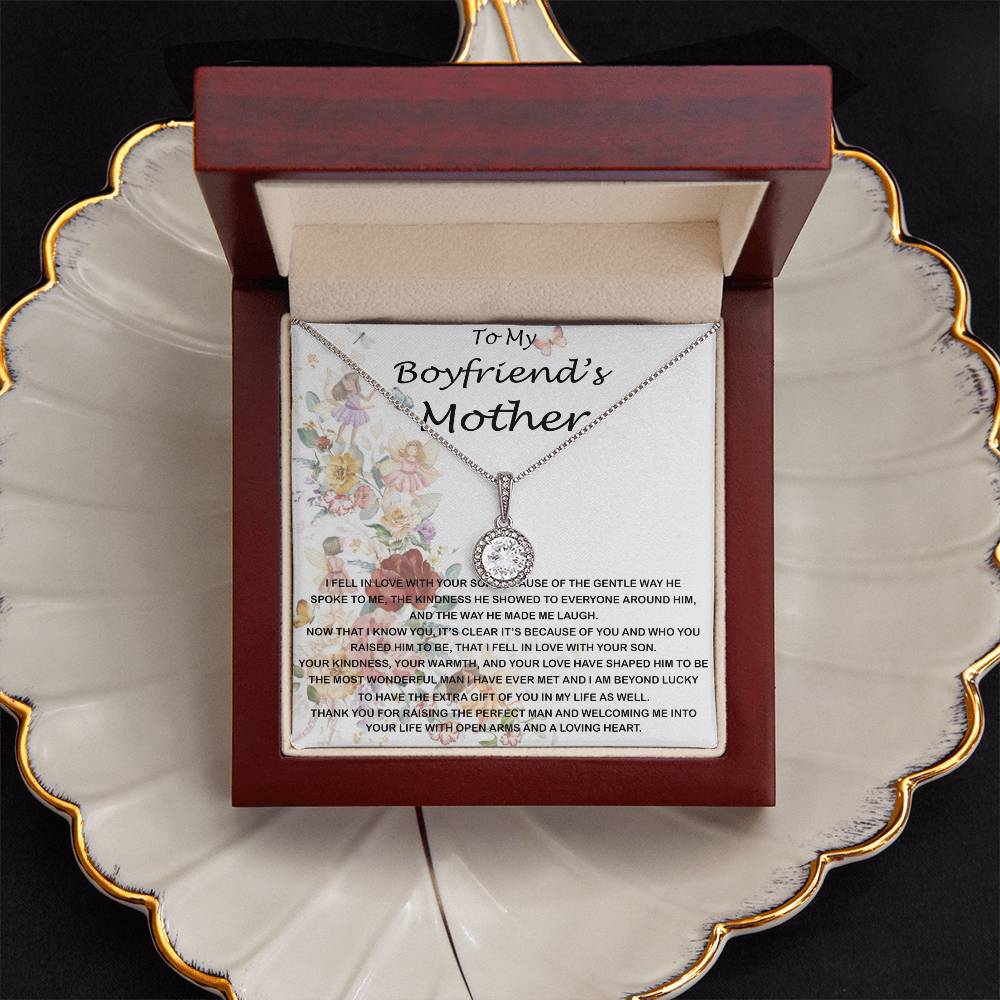 Mother-In-Law Necklace, To My Boyfriend's Mom Gift, Future Mother-In-Law Necklace Mother's Day Eternal Hope Necklace