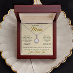 To My Loving Mom Necklace You Are Important To Me Gift For Her Mother's Day Mother's Day Necklace Mother's Day Eternal Hope Necklace