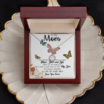 To My Mom Necklace, I'll Be By Your Side, To My Mom Gift Necklace Mother's Day Eternal Hope Necklace