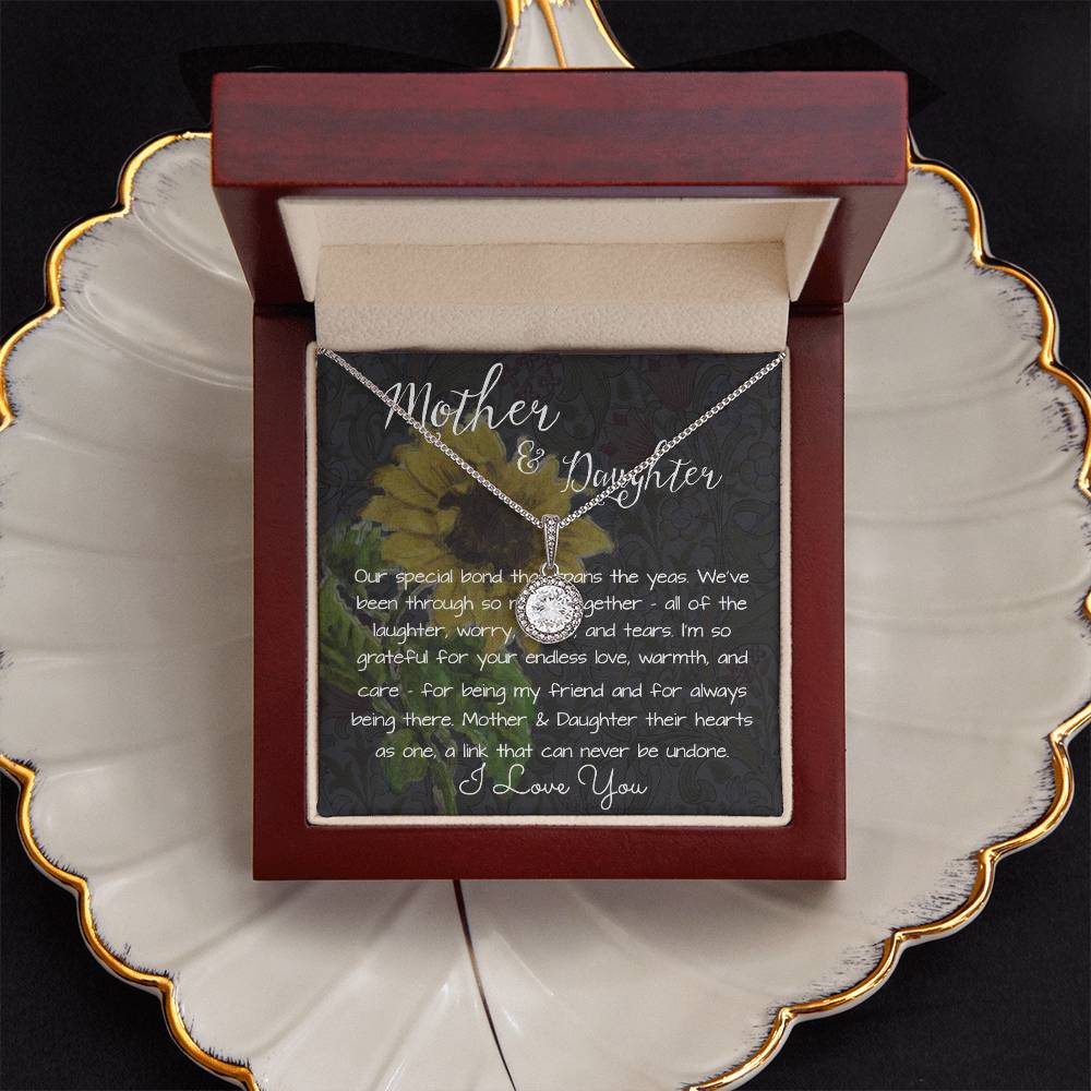 Mom Necklace Gift, Mothers's Day Necklace - Special Bond Mother's Day Eternal Hope Necklace