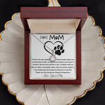 Mom Necklace - To My Dog Mom - Love You Always And Forever - Mother's Day Gift Mother's Day Eternal Hope Necklace